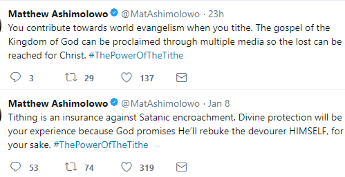Matthew Ashimolowo Re-Visits the Issue of Tithe, Sets The Record Straight