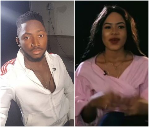 #BBNaija: Miracle And Nina Spotted Making Out In The Shower [Photos/Video]