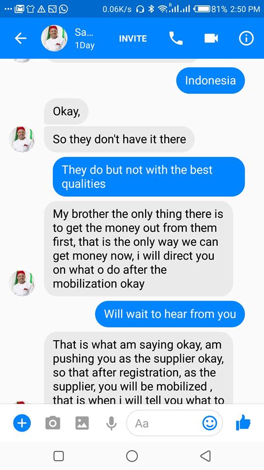 See How Scammers Are Using Profiles Of Senators To Dupe People On Facebook [Photos]