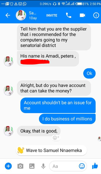 See How Scammers Are Using Profiles Of Senators To Dupe People On Facebook [Photos]