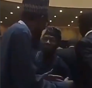 5 Days After The Explosive Letter, President Buhari And Former President Obasanjo Come Face To Face And This Happened [Video]