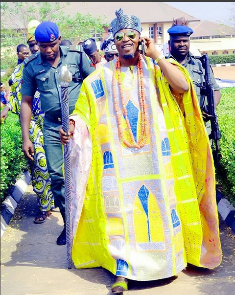 To Mark His 2nd Anniversary, Oluwo Of Iwo, Acquires Brand New Innoson G-Wagon [Photos]