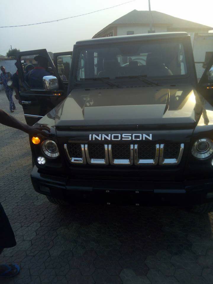 To Mark His 2nd Anniversary, Oluwo Of Iwo, Acquires Brand New Innoson G-Wagon [Photos]