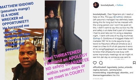 Pasuma's Manager In Sexual Assault Scandal Pasuma's Manager In Sexual Assault Scandal