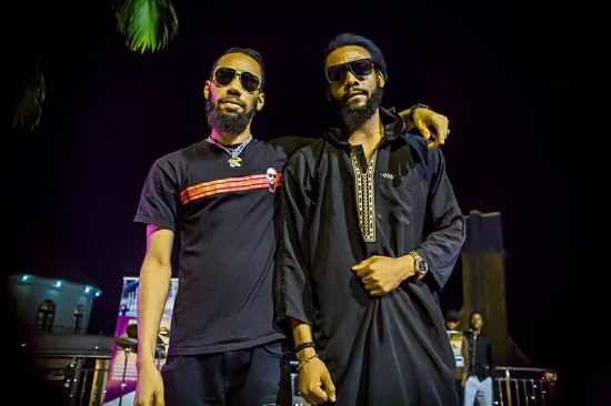 Singer Phyno Spotted with His Lookalike at Rochas Okorocha’s Country Home In Imo [Photos]