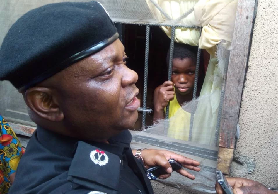 Lagos Police Commissioner, Edgal Imohimi, comes to The Aid Of 11-Year-Old Girl Locked Up Inside A House By Her Guardian
