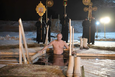 Putin Strips Down To Marks Baptism Of Jesus Christ