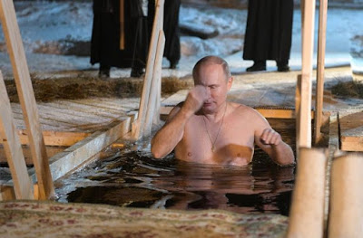 Putin Strips Down To Marks Baptism Of Jesus Christ Putin Strips Down To Marks Baptism Of Jesus Christ