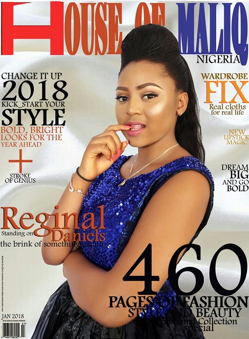 Regina Daniels and Wale Ojo Are Stunning On the Cover of House of Maliq’s January Edition [Photos]
