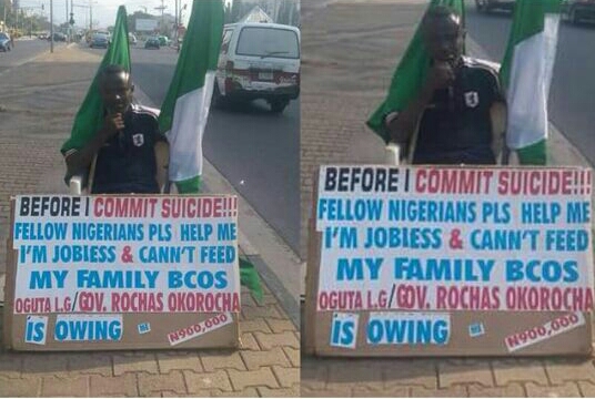 “If Rochas Didn’t Pay Me My 900k, I Will Commit Suicide” – Angry Man Reveals 
