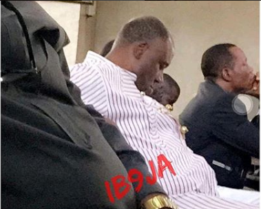 Minister Of Transportation, Rotimi Ameachi, Spotted Sleeping In Church [Photo]