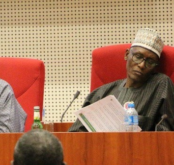 Photos Of Nigerian Senator Sleeping During Senate Hearing On Fuel Scarcity Emerged [Photos]