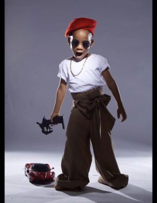 See New Photos Of Toyin Lawani’s Son As He Turns A Year Older