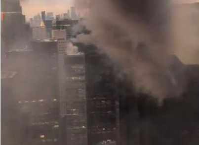 BREAKING: Trump Tower On Fire, Firefighters Are Trying to Put Out the Blaze In Midtown Manhattan