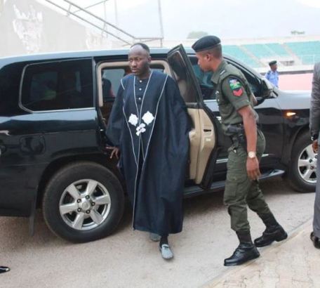 Apostle Johnson Suleman Spotted Rocking the Replica Of Ebuka’s Internet Breaking Agbada [Photos]