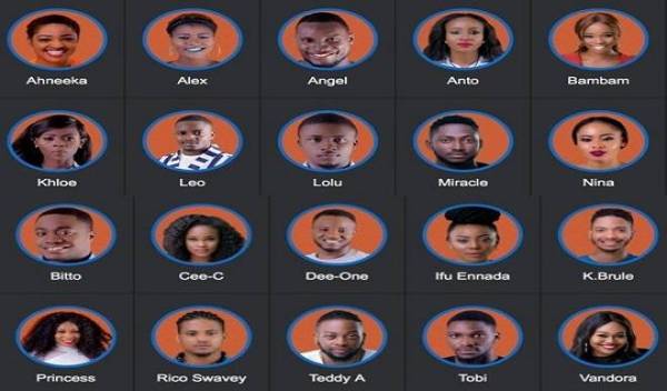 #Bbnaija: how Nigerians voted for the housemates this week [Photo]