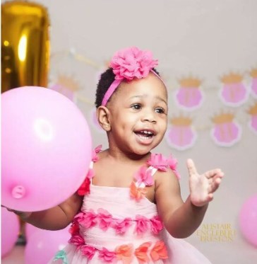 Sweet Couple, Banky W and Adesua Attend Noble Igwe and Daughter’s Birthday Party [Photos]