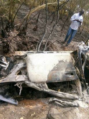 Senator Hambagda Daughter and Grandchildren Dies in Car Accident Burnt Beyond Recognition [Photos]