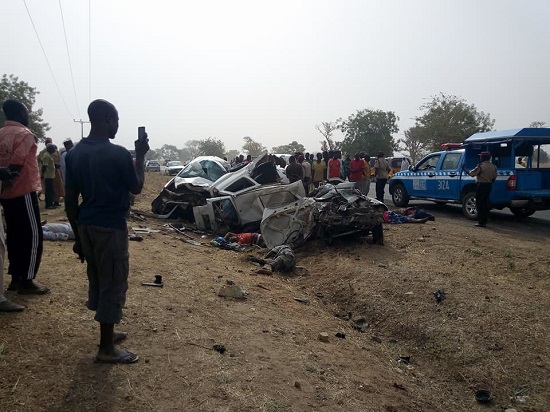 Photos from The Fatal Accident That Occurred Along Goombi Hong Road in Adamawa