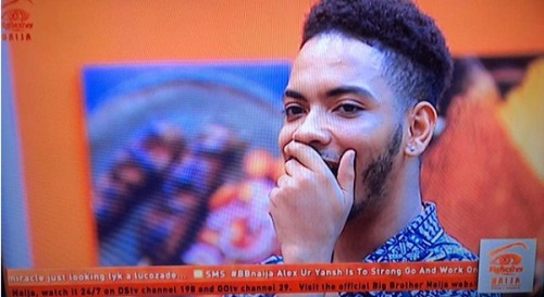 #Bbnaija2018: K.Brule Warned By Big Brother For Inflicting Injury On Himself