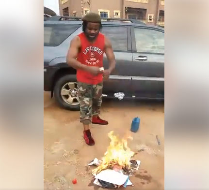 David Amoh from Anambra state said” Christianity is a scam worse than slavery, Jesus and Mary are Nonsense” on Facebook David Amoh from Anambra state said” Christianity is a scam worse than slavery, Jesus and Mary are Nonsense” on Facebook as he tears and also burning bibles and other religious material. He shared the video on his Facebook page which many people have found disturbing and troubling. See some photos and video below; David Amoh from Anambra state said” Christianity is a scam worse than slavery, Jesus and Mary are Nonsense” on Facebook David Amoh from Anambra state said” Christianity is a scam worse than slavery, Jesus and Mary are Nonsense” on Facebook as he tears and also burning bibles and other religious material. He shared the video on his Facebook page which many people have found disturbing and troubling. See some photos and video below;