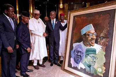 Nigerian, Oladelemi Philip, Sues NBA for Rejecting His Painting & Presenting It to Buhari as A Birthday Gift
