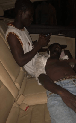 Chris Ngige Reportedly Attacks a Carpenter with His “Staff” In Lekki [Photos]