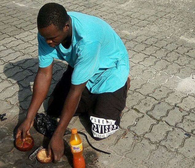 Servant Found with Various types of Charms 3 Days After Resuming Work in Lagos [Photos]