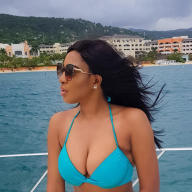 Hot Photos of Nollywood Actress Chika Ike On Vacation In Jamaica Leaks