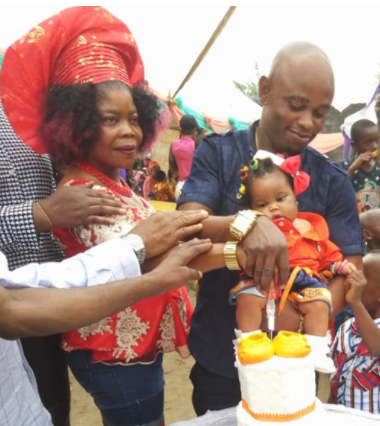 TRENDING: Randy Woman Shares Condoms for Guests At Her Daughter's Child Dedication In Asaba, Delta