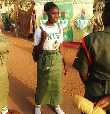 'Deeper Life' Corps member spotted wearing skirt at Wamakko orientation camp, Sokoto [Photos]