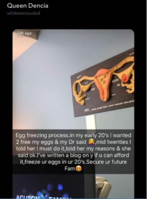 Pogba Ex- Girlfriend, “Dencia” Freezes Her Eggs So She Won’t Have Babies for Now