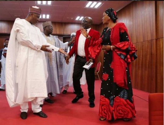 Kogi Best Senator, Dino Melaye Spotted In Red And White On Valentine’s Day