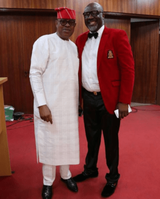 Kogi Best Senator, Dino Melaye Spotted In Red And White On Valentine’s Day