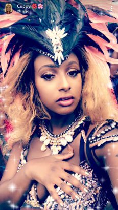 Mouth Dropping Photos of DJ Cuppy in Revealing Bikini At Trinidad & Tobago Carnival