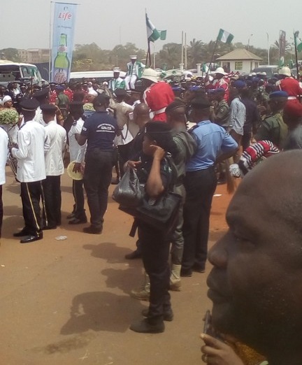 LIVE Photo News: Dr. Alex Ekwueme’s Corps Arrives Anambra State His Home State [Photos]