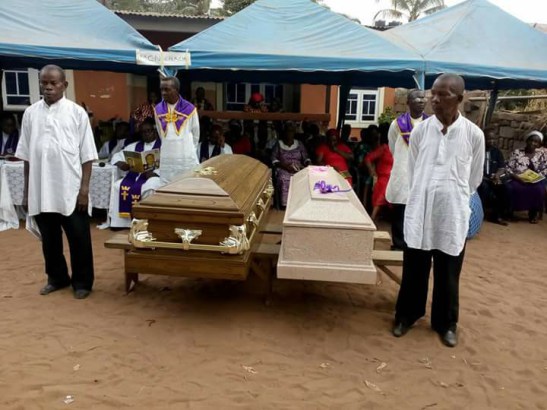 Heart Melting Burial Photos of Father and Daughter, Electrocuted in Port Harcourt