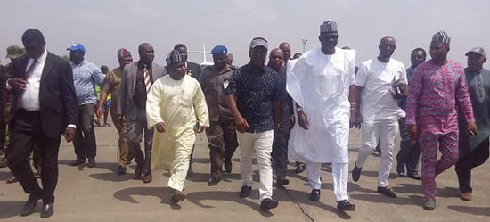  Benue New Year Massacre: Governor Fayose Arrives Benue State for Condolence Visit [Photos]