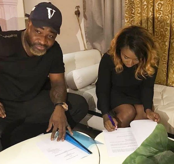 Singer, Harrysong Signs and Welcomes Lami Philips to His Alterplate Record Label