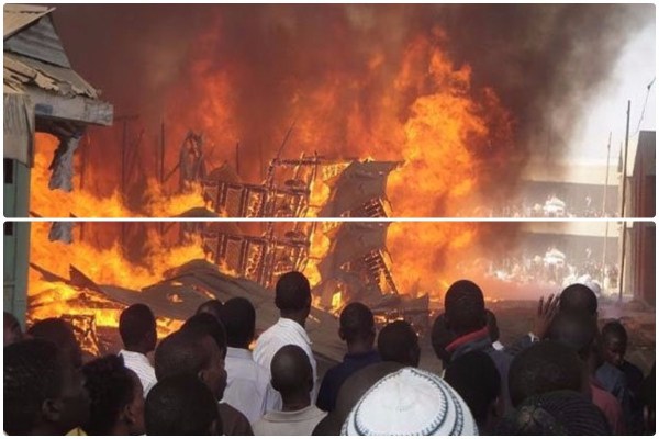 Cries As Landlord Sets House On Fire Over Tenants Refusal To Pay Rent In Edo State