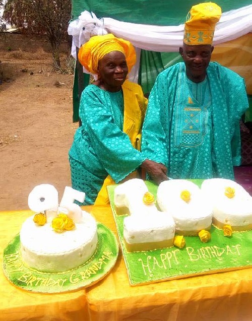 Old Nigerian Couple Celebrates Their 100th And 95th Birthdays Together [Photos]