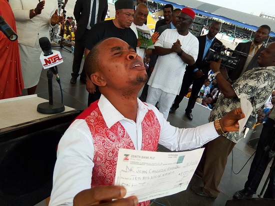 IMSU First Class Student In Tears As Rochas Okorocha Splashes 13 Million On Him [Photos]