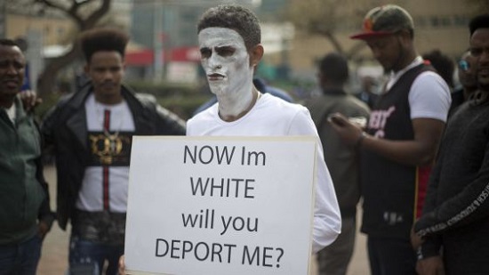 To Avoid Deportation, Africans in Israel Paints Their Faces White 