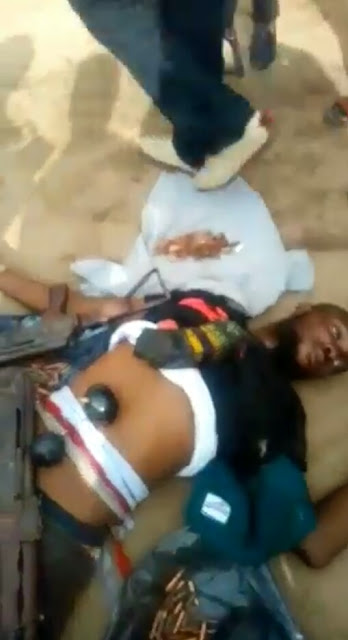 Suspected Kidnapper Shot Dead, Five Escape In Jesse Town, Delta State [Photos]