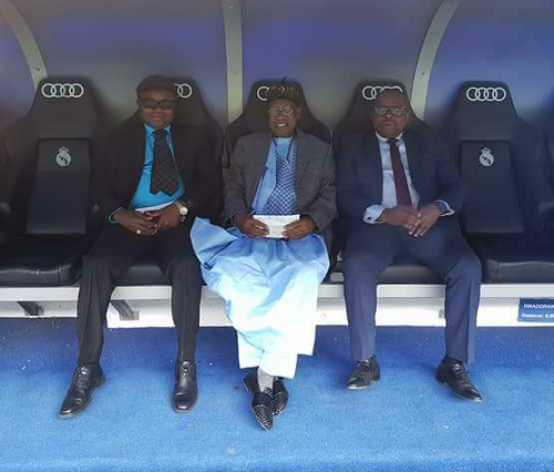 You Need To See What Lai Mohammed Wore During His Visit To Real Madrid Stadium [Photos]