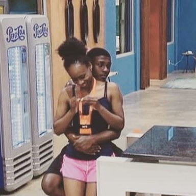 #BBNaija2018: Lolu Gets an Erection After Anto Sits, Dances On His Crotch [Video]