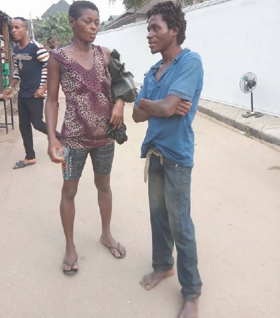 Mentally Deranged Couple Stopped While Trying to Have Sex In Abia State [Photos]