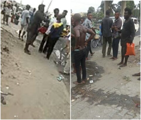 Who Is Now Mad? Mentally Challenged Man Spotted Separating Conductors Fighting In Rivers State [Video]