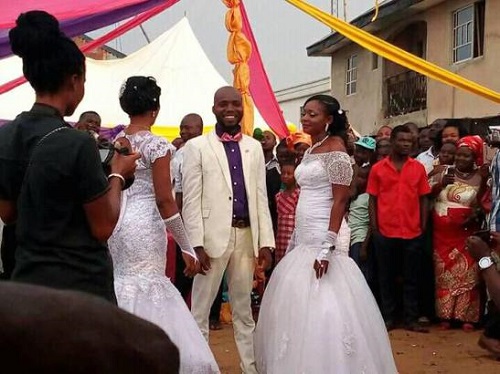 Young Man Shocks the Entire State, Weds Two Ladies at Once in Abia Photos]