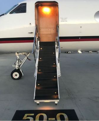 Boxer, Floyd Mayweather Gifts Himself a Jet On His Birthday [Photos]